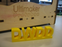 Ultimaker 3D printer op de Wereld Draait Door