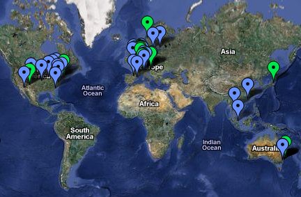 Ultimaker Map as of May 15th